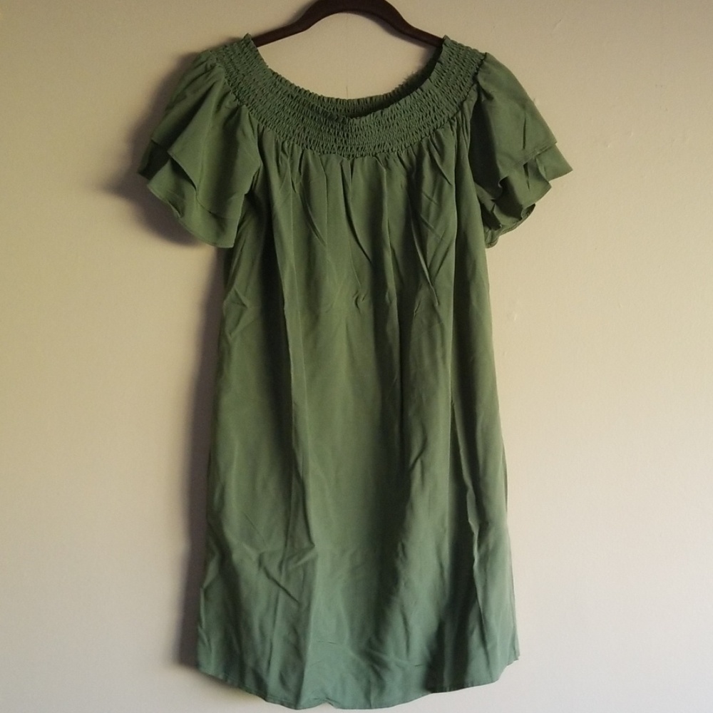 Off the shoulder dress